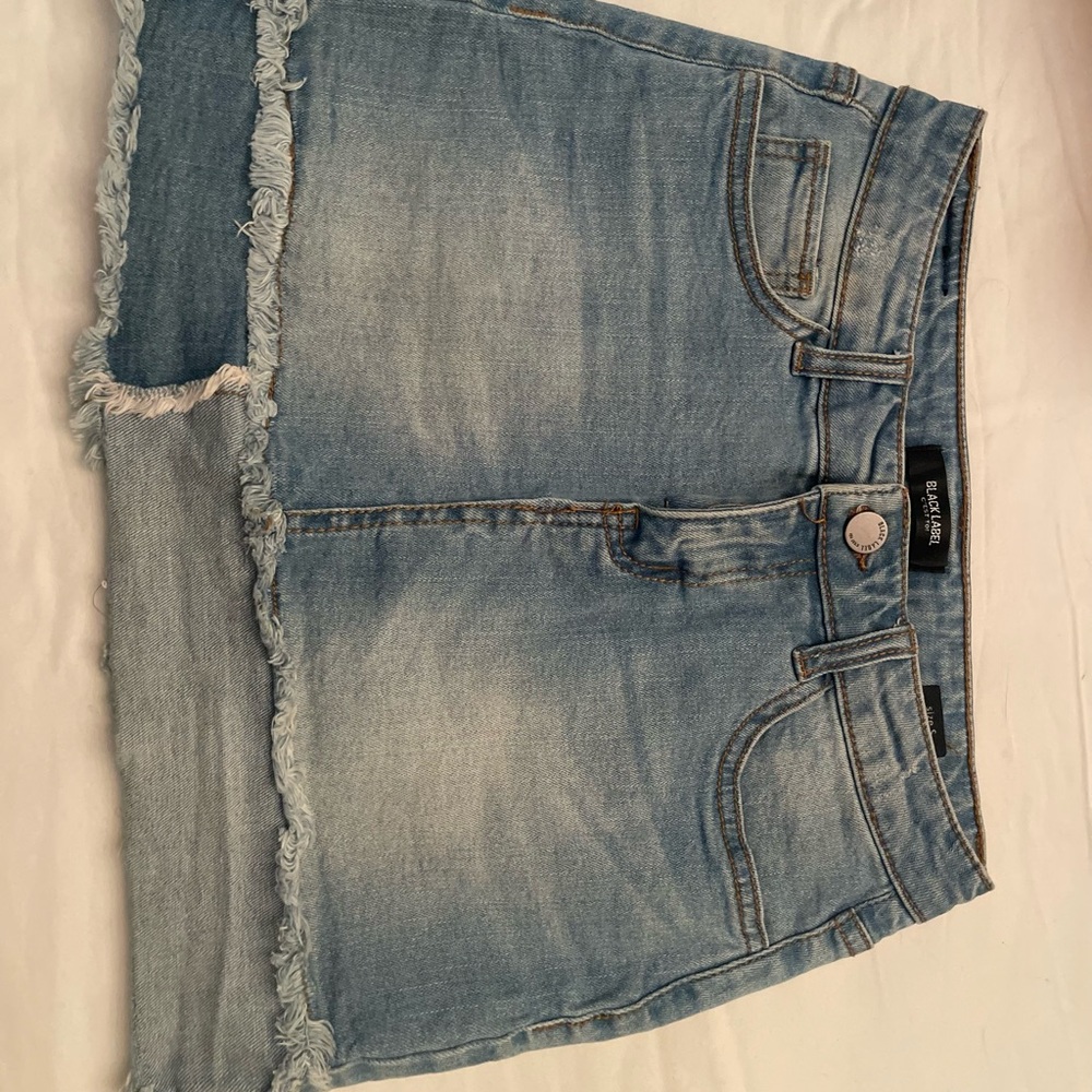 Black Label Light Blue Denim with Button Detail